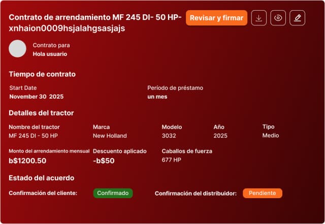 MF Lease Agreement Card