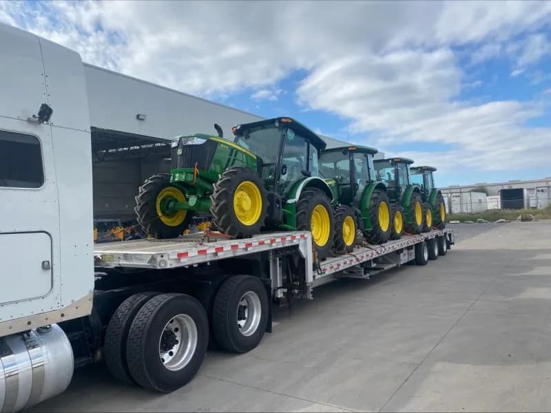 Transporte de camión contenedor